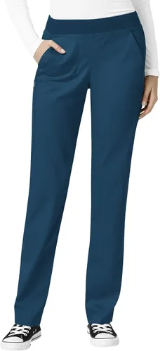 Vista 13 de Wink PRO Women's Knit Waist Cargo Scrub Pant Negro