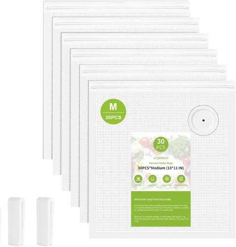 Vista 8 de URPOWER Bolsas selladoras al vacío reutilizables para almacenamiento