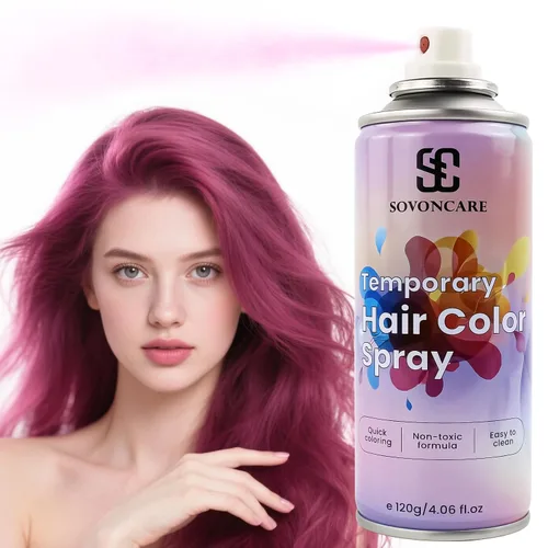 Vista 9 de SOVONCARE Spray de color temporal rosa intenso para el cabello para niños y # 1 - Rosa intenso