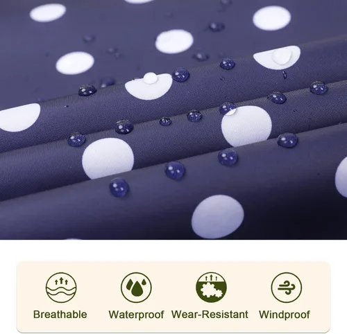 Vista 5 de SaphiRose Unisex Rain Poncho Raincoat Hooded for Adults Women with Pockets
