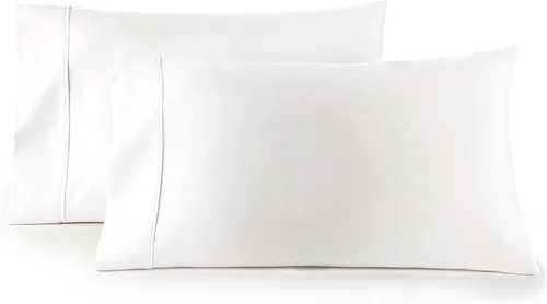 Vista 17 de 2 piezas con conjunto de fundas de almohada colección HC, 1500 hilos contados de calidad egipcia (muchos tamaños y colores). Camel