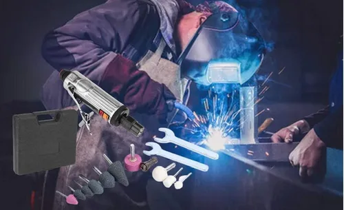 Vista 2 de Serie de amoladora de ángulo de aire, Juego de martillo, Amoladora de ángulo de aire, Amoladora neumática de aire Amoladora neumática de metal
