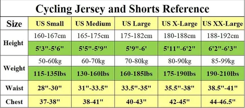 Vista 8 de sponeed Pantalones cortos de los hombres Bib y Jersey Ciclismo Kits Set Road Bike Outdoor Riding Sportswear