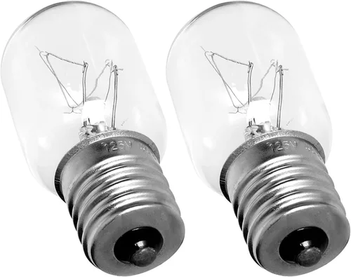 Vista 5 de Bombilla de microondas para Whirlpool, 8206232A, bombillas para Maytag GE Kenmore sobre campana extractora, Kei 125V 40W, bombillas de microondas