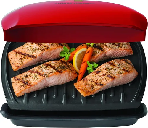 Vista 4 de George Foreman Parrilla de platos clásica de 5 porciones