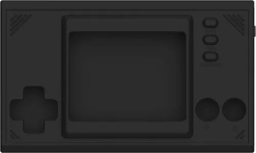 Vista 6 de PlayVital Funda protectora de silicona negra para Nintendo Game Watch Super Mario Bros con 2 protectores de pantalla