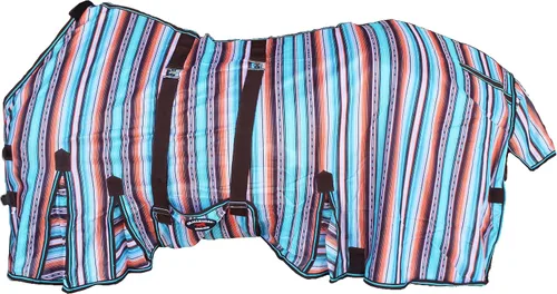 Vista 11 de CHALLENGER 60" Caballo Malla Ligero Transpirable Verano Primavera Hoja Bellyband 73437