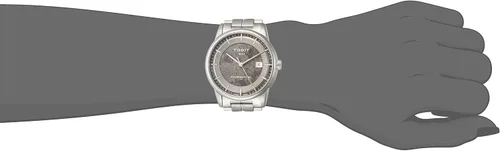 Vista 4 de Tissot Reloj suizo automático para hombre con correa de acero inoxidable plateado 22 Modelo T0864071106110