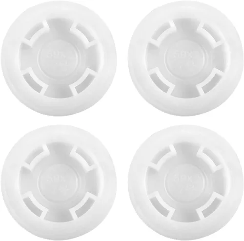 Vista 8 de QWORK Tapón de 2 pulgadas, 4 piezas de tambor de refuerzo de polietileno para tambor de plástico de 55 galones, hilo de curso
