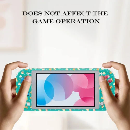 Vista 2 de PERFECTSIGHT Compatible con Nintendo Switch Lite - Calcomanía de vinilo de dibujos animados kawaii, película protectora de bonito