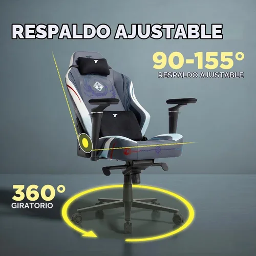 Vista 4 de TTRACING Jujutsu Kaisen Guardian - Silla de juegos con respaldo alto, Gojo Satoru Gojo