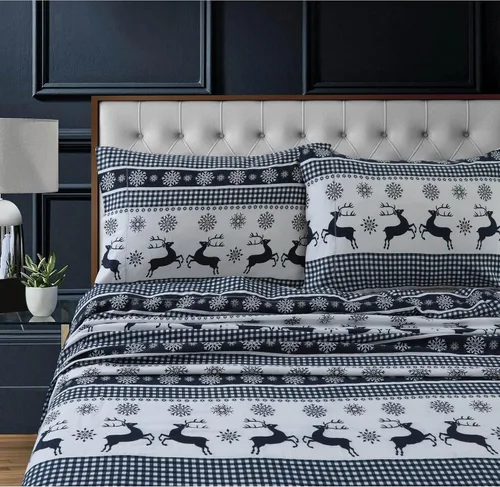 Vista 5 de Tribeca Living Sábanas de franela tamaño individual – Juego de sábanas de franela 100% algodón, 200 GSM, sábanas de franela de bolsillo profundo