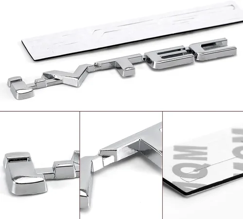 Vista 4 de MAD HORNETS Pegatinas de metal 3D i-VTEC para maletero trasero Turbo Fender Emblema Calcomanías de plata