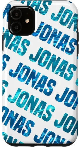 Vista 8 de Funda personalizada para iPhone 16 Jonas para teléfono, color azul y verde azulado