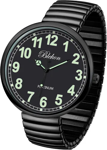 Vista 25 de Collections Nuevo Reloj de Moda con Correa Elástica de Tamaño Super Grande, Movimiento Japonés PC21J Aguamarina