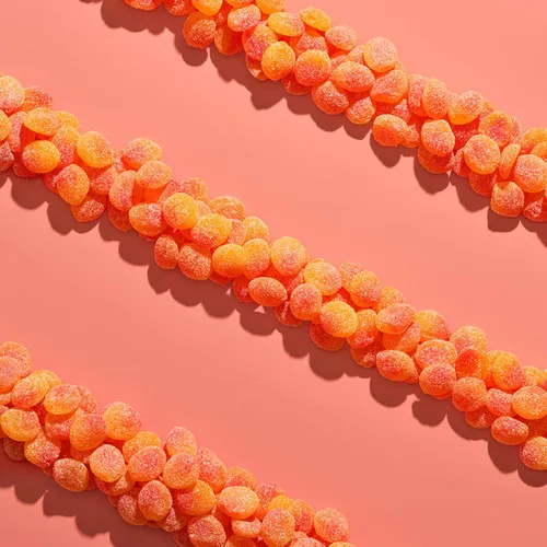 Vista 9 de SOUR PATCH KIDS Peach Soft & Chewy Gummy Candy, caramelos a granel, bolsas de 12-8.07 onzas