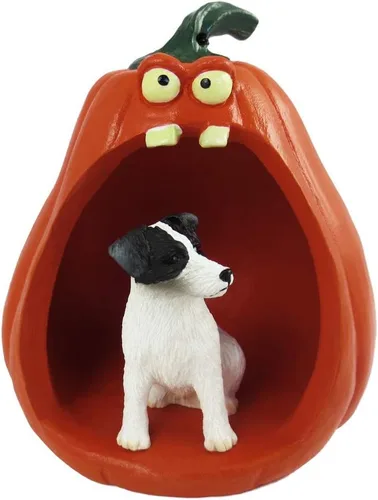 Vista 187 de Conversation Concepts Figura de Corgi galés de Halloween y calabaza Welsh Corgi Pembroke