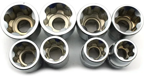 Vista 3 de TEMO 8 pc Torx Plus 18-32EP Socket 1/2 pulgada Square Drive Auto Reparación Herramienta Listo Impacto Listo