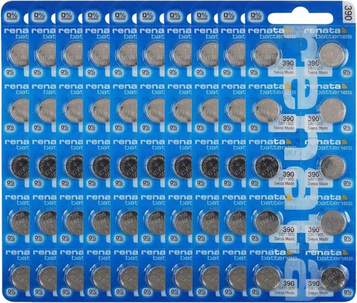 Vista 10 de Renata 390 SR1130SW Baterías – 1.55 V Óxido de Plata 390 Batería de reloj (2 unidades)