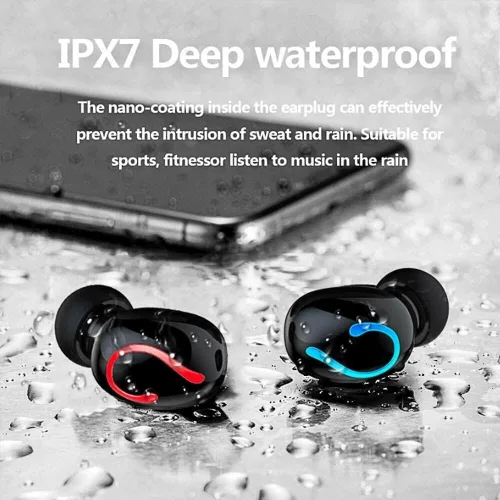 Vista 3 de Auriculares Bluetooth 5.1 TWS Auriculares inalámbricos Mini Auriculares estéreo IPX7