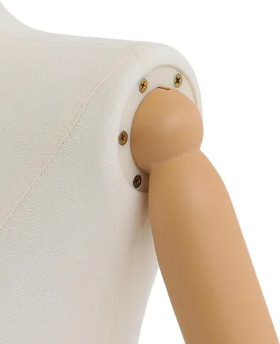 Vista 5 de Forma de vestido de torso de maniquí femenino, cuerpo de maniquí femenino de altura ajustable con soporte para costura y ropa, exhibición de joyas