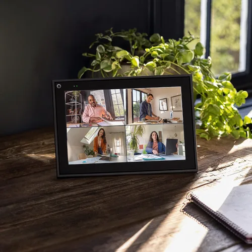 Vista 4 de Meta Portal - Videollamadas inteligentes para el hogar con pantalla táctil de 10" - Negro