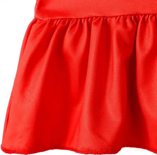 Vista 5 de Hero 6 - Vestido de dibujos animados para niña pequeña disfraz de personaje de película ropa casual de verano regalo de cumpleaños de 2 a 8 años
