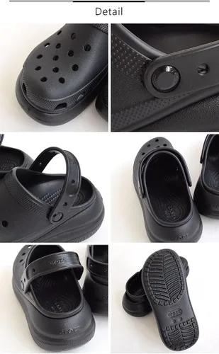 Vista 4 de Crocs Zuecos clásicos Crush para mujer