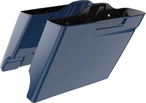 Vista 24 de Alforjas extendidas para Harley Touring Street Glide, Electra Glide, Road Glide 2014-2023 (whisky ámbar)