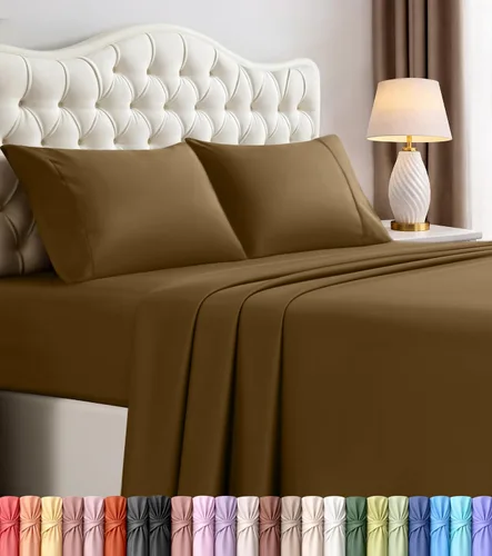 Vista 66 de Utopia Bedding - Juego de sábanas de microfibra cepillada, resistente al encogimiento y a la decoloración, de fácil cuidado, 3 piezas, tamaño Beige