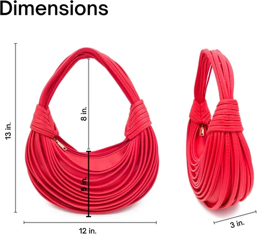 Vista 3 de ZuTrenD Bolsos, bolsos para mujer, bolso de hombro con asa superior suave