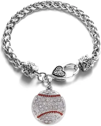 Vista 28 de Inspired Silver - Pulsera de plata con dije personalizado y circonitas cúbicas.