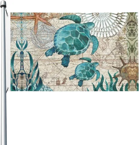 Vista 16 de Banderas para exteriores, retro de los años 60, bandera de jardín de verano de doble cara, banderas de patio de 3 x 5 pies, decoración de jardín