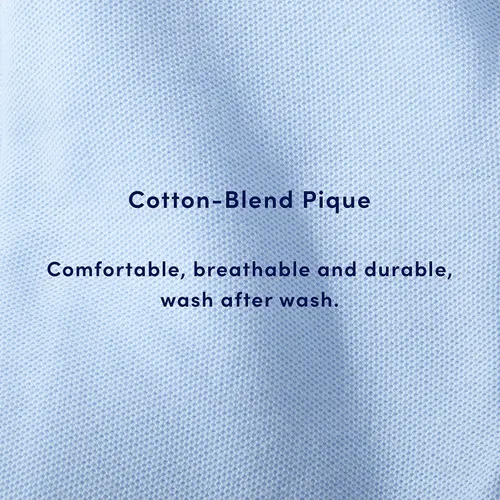 Vista 5 de French Toast Boys Short Sleeve Pique Polo Uniform Shirt (Standard & Husky)