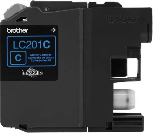 Vista 9 de Cartucho de tinta de rendimiento estándar LC201BK Brother, Negro