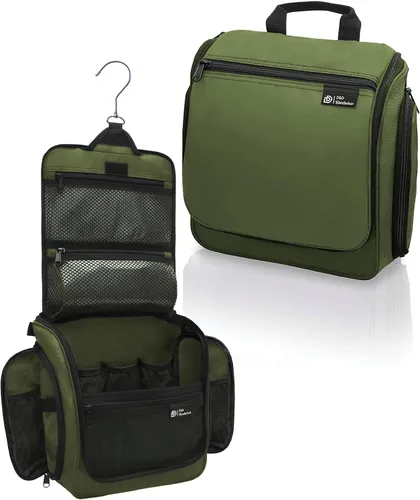 Vista 15 de D&D Bolsa colgante para artículos e aseo personal, organizador de viaje de diseñador para maquillaje y artículos de aseo, para hombres y mujeres