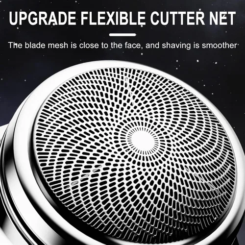 Vista 7 de Afeitadora eléctrica para hombres, Mini-Shave - Afeitadora eléctrica portátil, tamaño de bolsillo, afeitadora portátil húmeda y seca para hombre