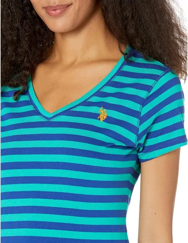 Vista 3 de U.S. Polo Assn. Camiseta de rayas con cuello en V