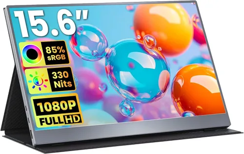 Vista 10 de Upperizon Monitor portátil de 14 pulgadas 4K 3840X2400 100000:1 100% DCI-P3 OLED HDMI USB-C Monitor de viaje para laptop, MacBook, PC, Surface PS5