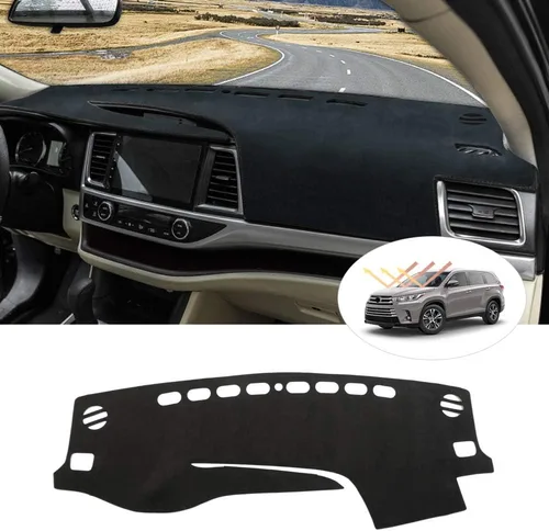 Vista 9 de Cartist Ajuste personalizado para alfombrilla de salpicadero Toyota RAV4 2013-2018 Accesorios Funda de salpicadero de ante antideslizante Protector