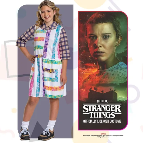Vista 2 de Stranger Things Tween Classic Eleven S4 Look Costume