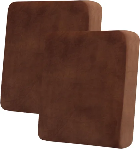 Vista 25 de hyha Fundas de cojín de terciopelo para sofá, fundas de asiento suaves para sofá modular de 3 cojines, lavables, funda mágica para sofá con parte