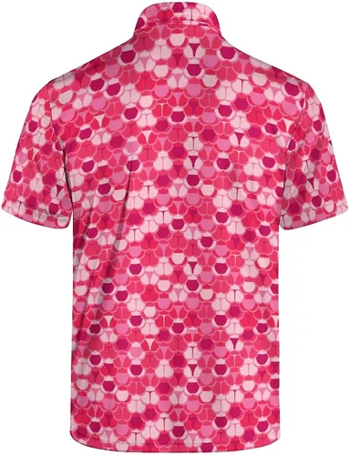 Vista 2 de Camisas polo divertidas para hombre de los años 80, camisas de golf de secado rápido que absorben la humedad, divertidas camisas polo de golf