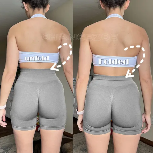 Vista 4 de CHANGEZOE Amplify - Pantalones cortos de entrenamiento para mujer, sin costuras, 4.5 pulgadas, cintura alta, intensifican correr, gimnasio, yoga