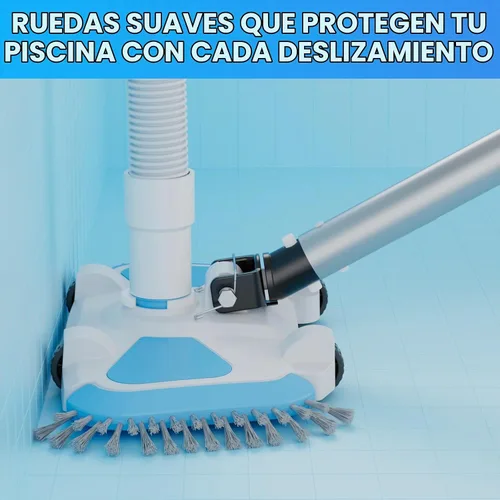 Vista 8 de TidyMister - Cabezal de vacío de piscina con peso rectangular con limitador de ángulo base