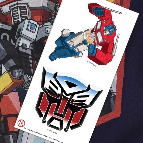Vista 6 de Transformers Autobot Collage T Shirt & Stickers