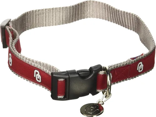 Vista 4 de Collar de perro de NCAA. PREMIUM cuello ajustable Collar de perros – Fútbol/Baloncesto para perros & gatos. Durable Collar de mascota de deportes