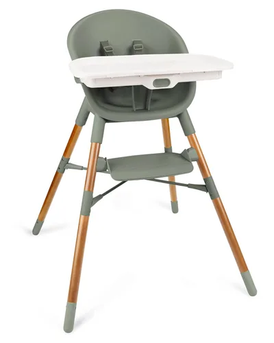 Vista 13 de Skip Hop Silla alta para bebé, silla alta convertible 4 en 1, EON, gris/blanco