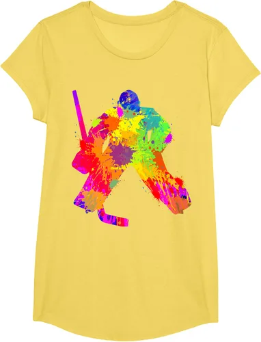 Vista 59 de Camiseta de hockey de hockey sobre hielo, Negro
