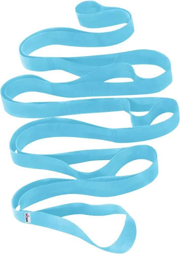 Vista 12 de TECEUM Stretching Strap with 10 Loops for Physical Therapy & Rehab Non-Elastic Yoga Stretch Band for Hamstring, Leg, Hip & Knee Rehab, Pilates